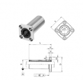 LMEK_L : 欧洲标准型直线轴承_法兰式