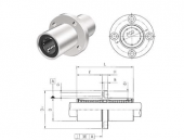 LMEFM : 欧洲标准型直线轴承_中间法兰式